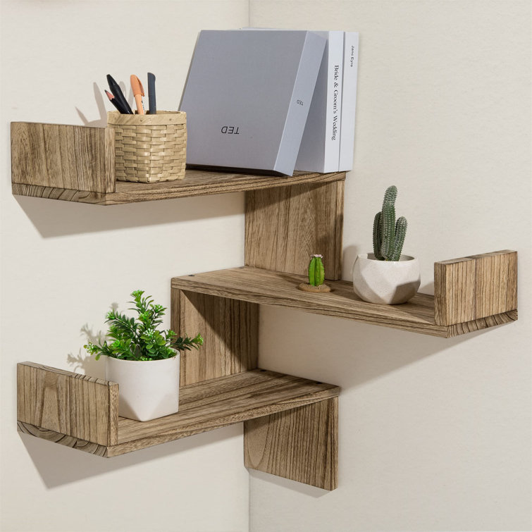 Wayfair corner online shelf unit